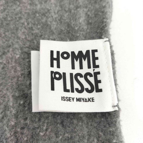 オムプリッセイッセイミヤケ HOMME PLISSE ISSEY MIYAKE レーヨン混 プリーツ フリースマフラー メンズ